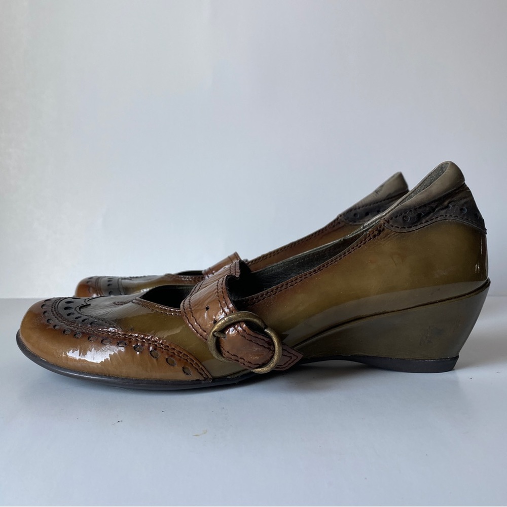 Hispanitas Wedges, Olive Green